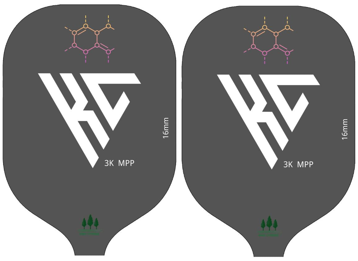King Cypress Pickle Ball Paddle - Carbon Fiber