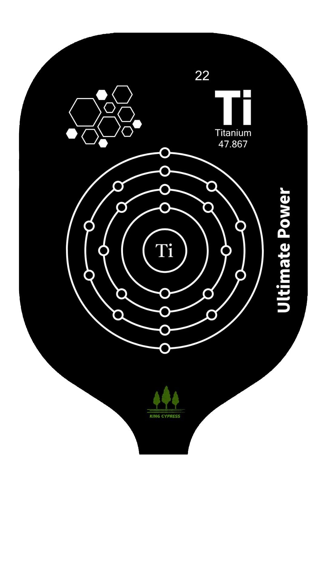KING CYPRESS 專業級鈦絲碳纖維匹克球拍